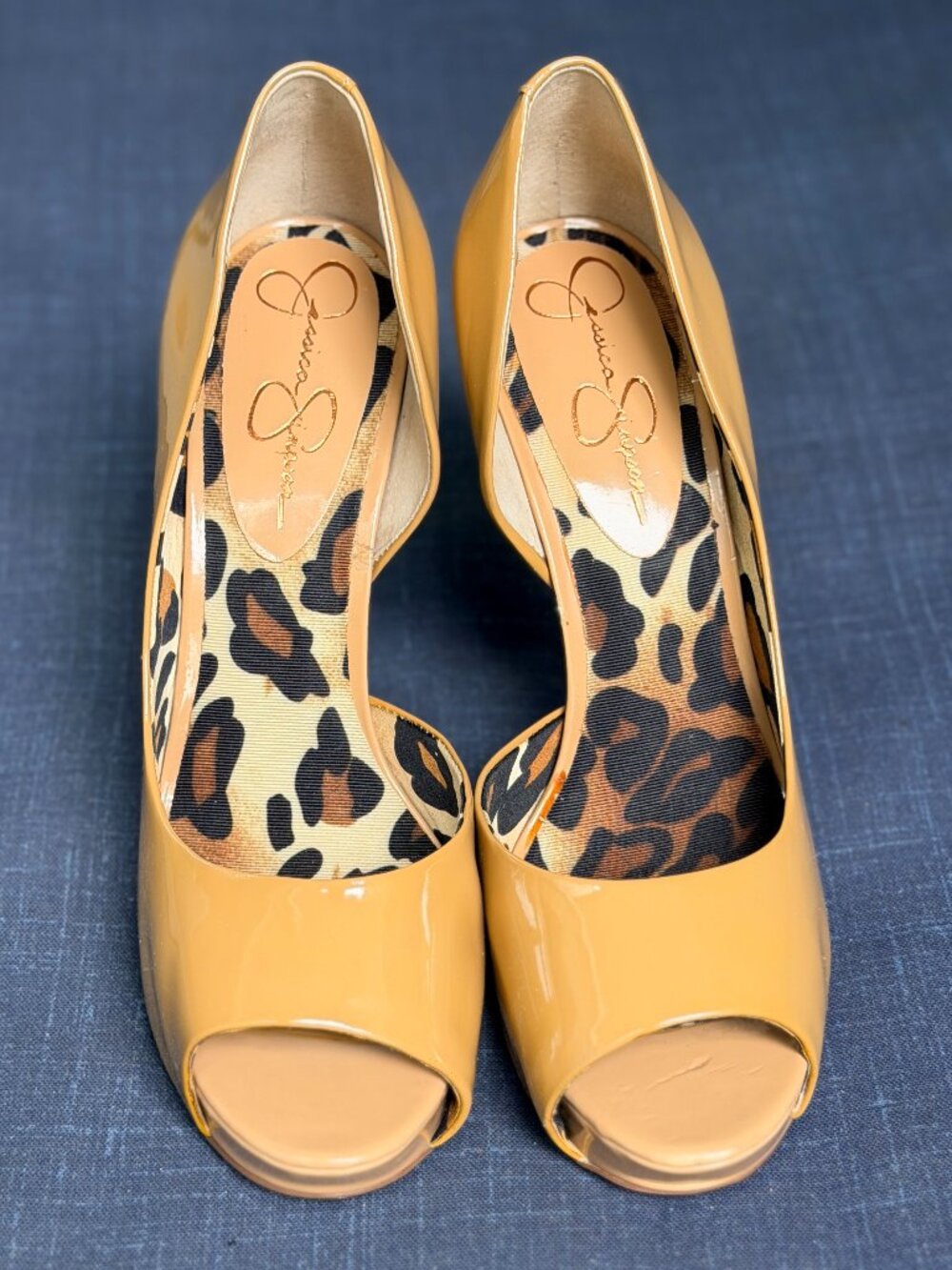 Jessica Simpson Peep-toe Heels- 8.5